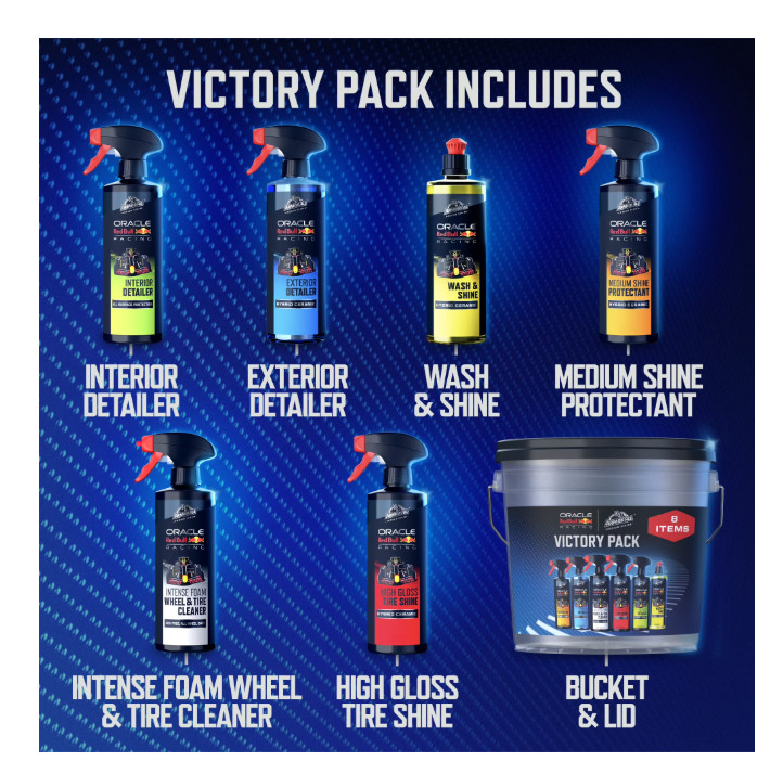 Armor All Podium Series 8PC Car Detailing Kit Bucket Wash Wheel Tire Shine