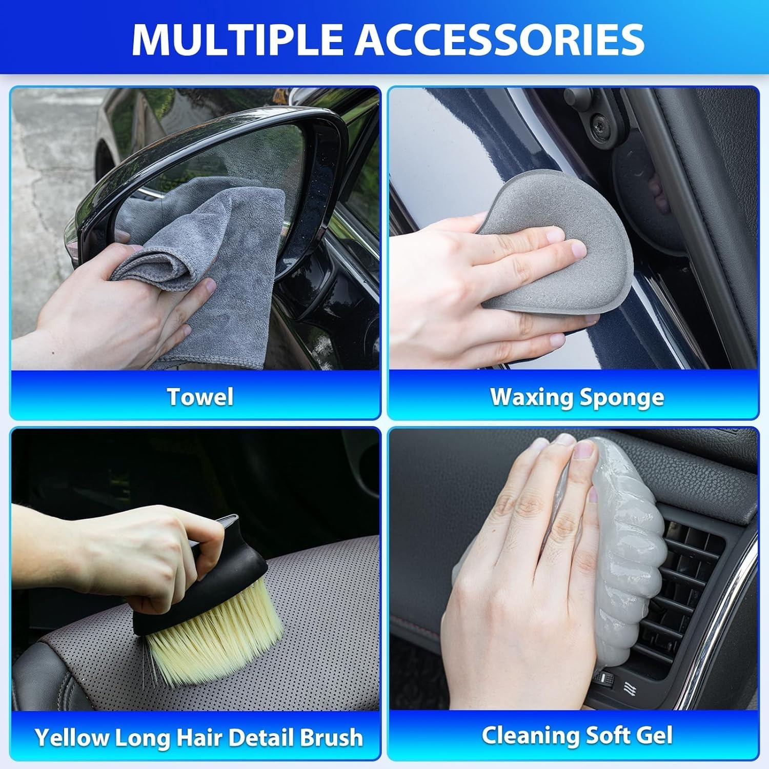 Comprehensive Car Detailing Supplies Bundle