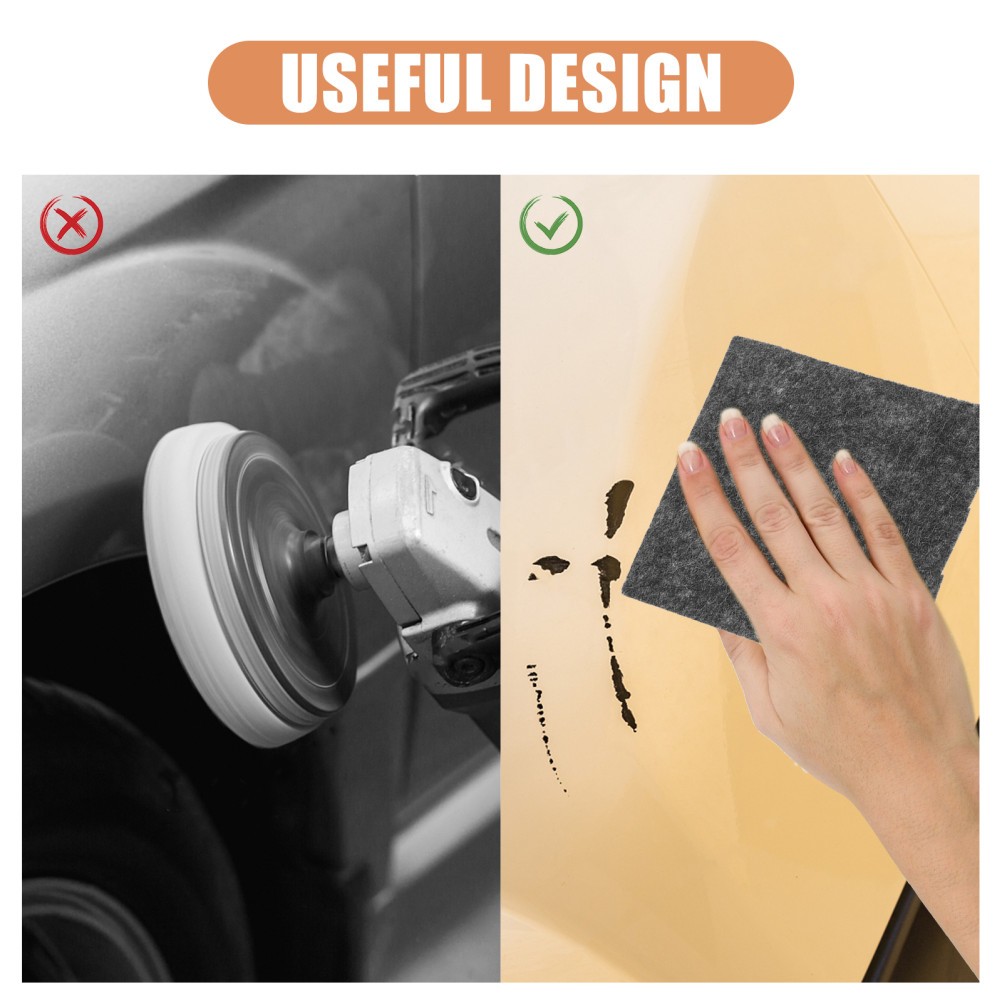 4Pcs Nano Car Scratch Remover Cloth for Auto Paint Restore and Water Spot Repair
