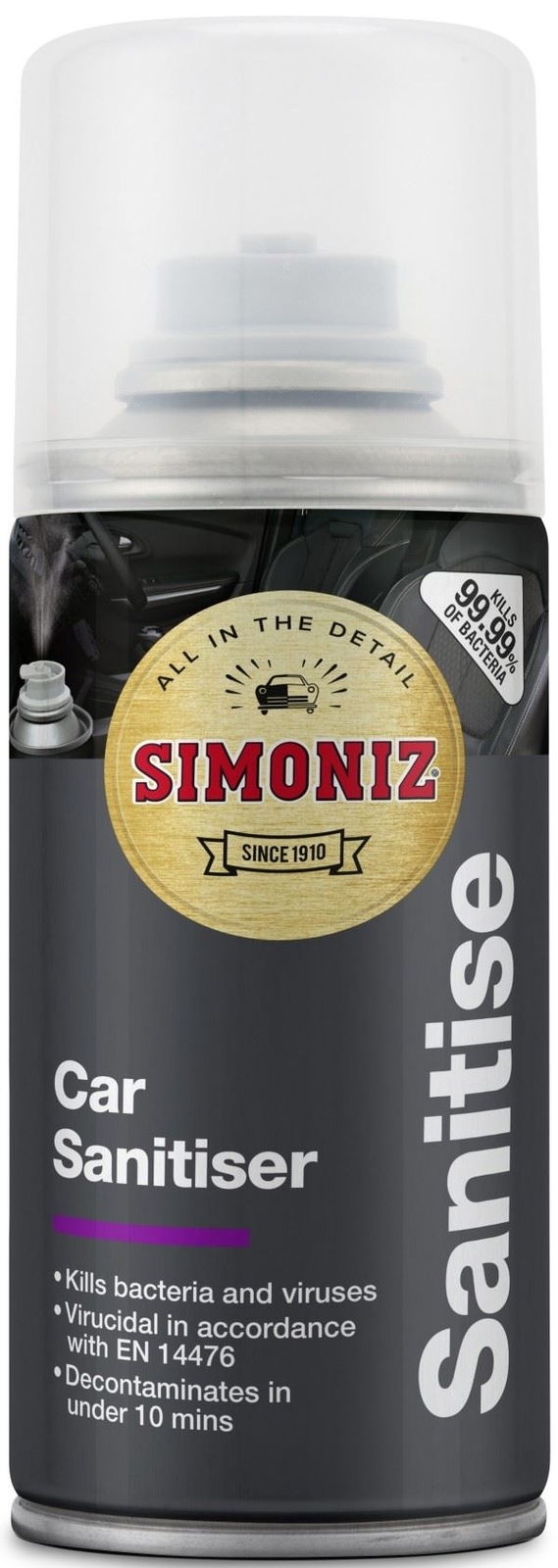 Car Sanitiser – 150ml SIMONIZ SAPP0185A (Sundries)