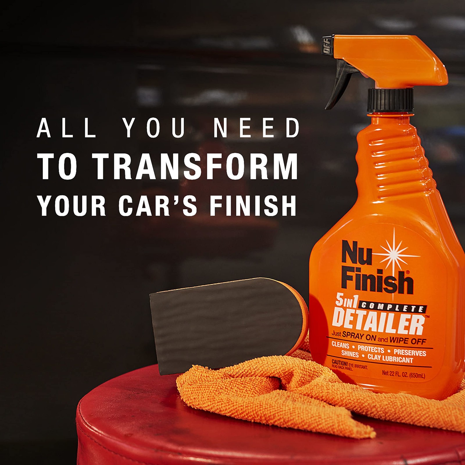 Quick Clay Car Kit With Clay Block 5in1 Detailer And Cloth 3 Items