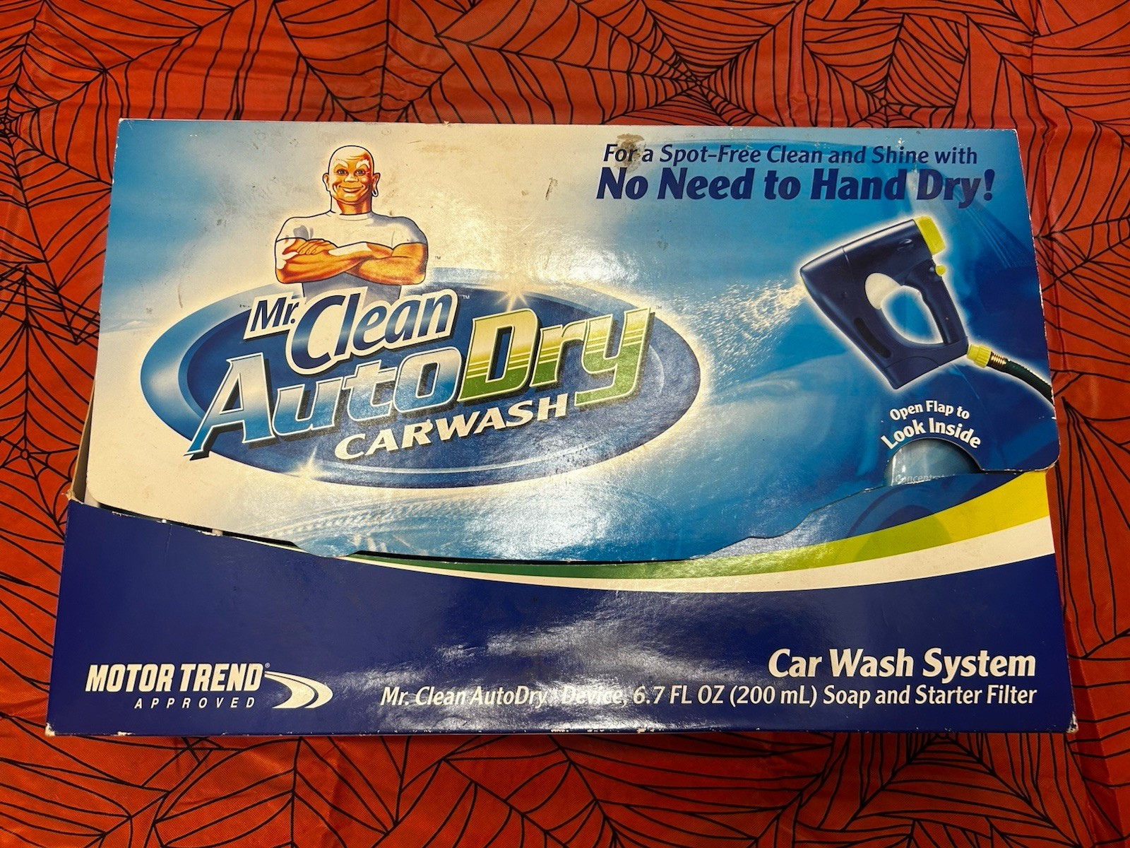 NEW Mr Clean AutoDry Car Wash Spray System Auto Dry Soap & Starter Filter