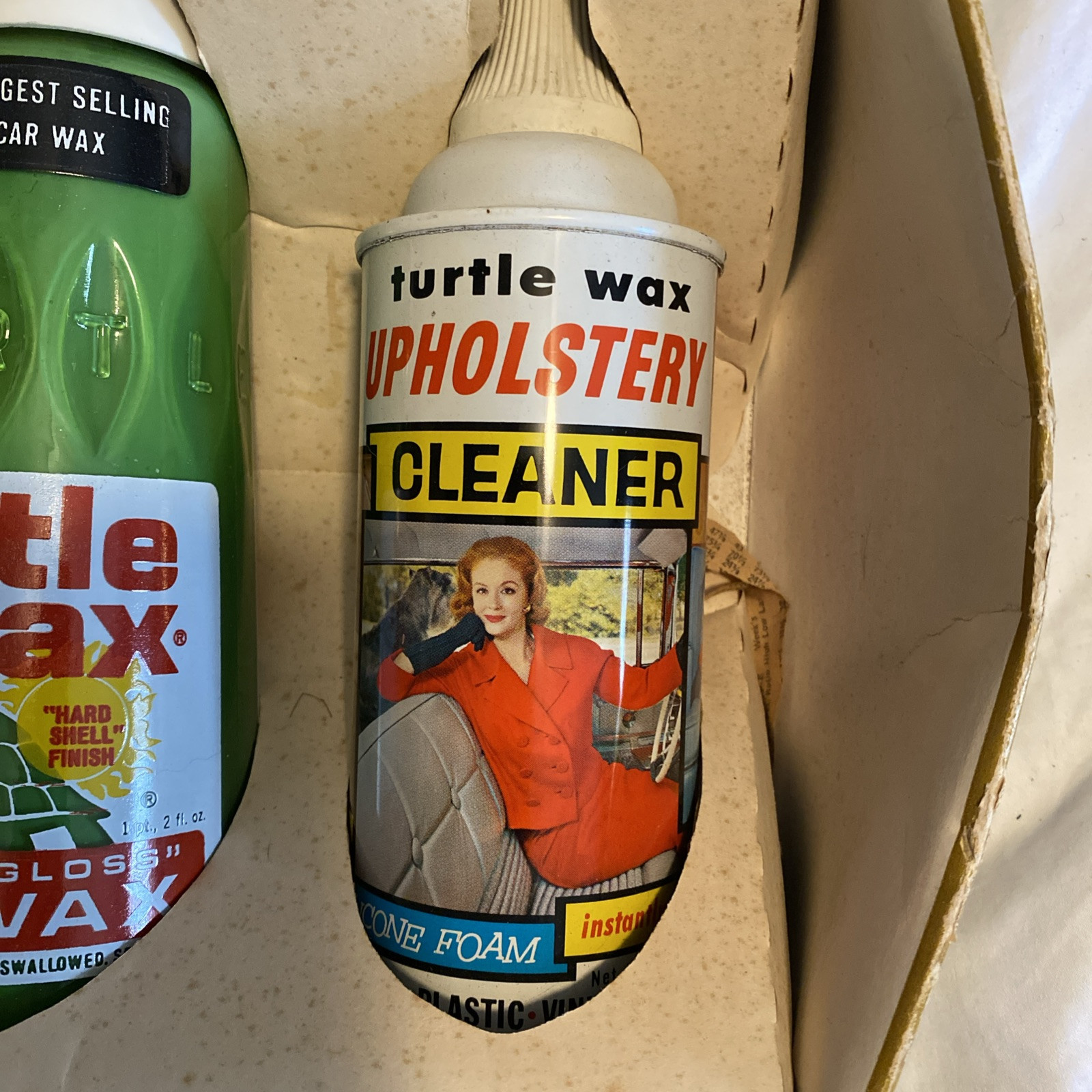 Vintage 70’S Turtle Wax Car Care Kit Wash & Wax New in Pack Old Xmas Present