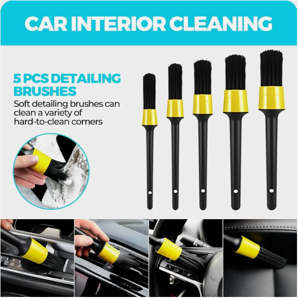 Car Detailing Kit Car Cleaning Tools Set Exterior Interior Wheels 30pcs