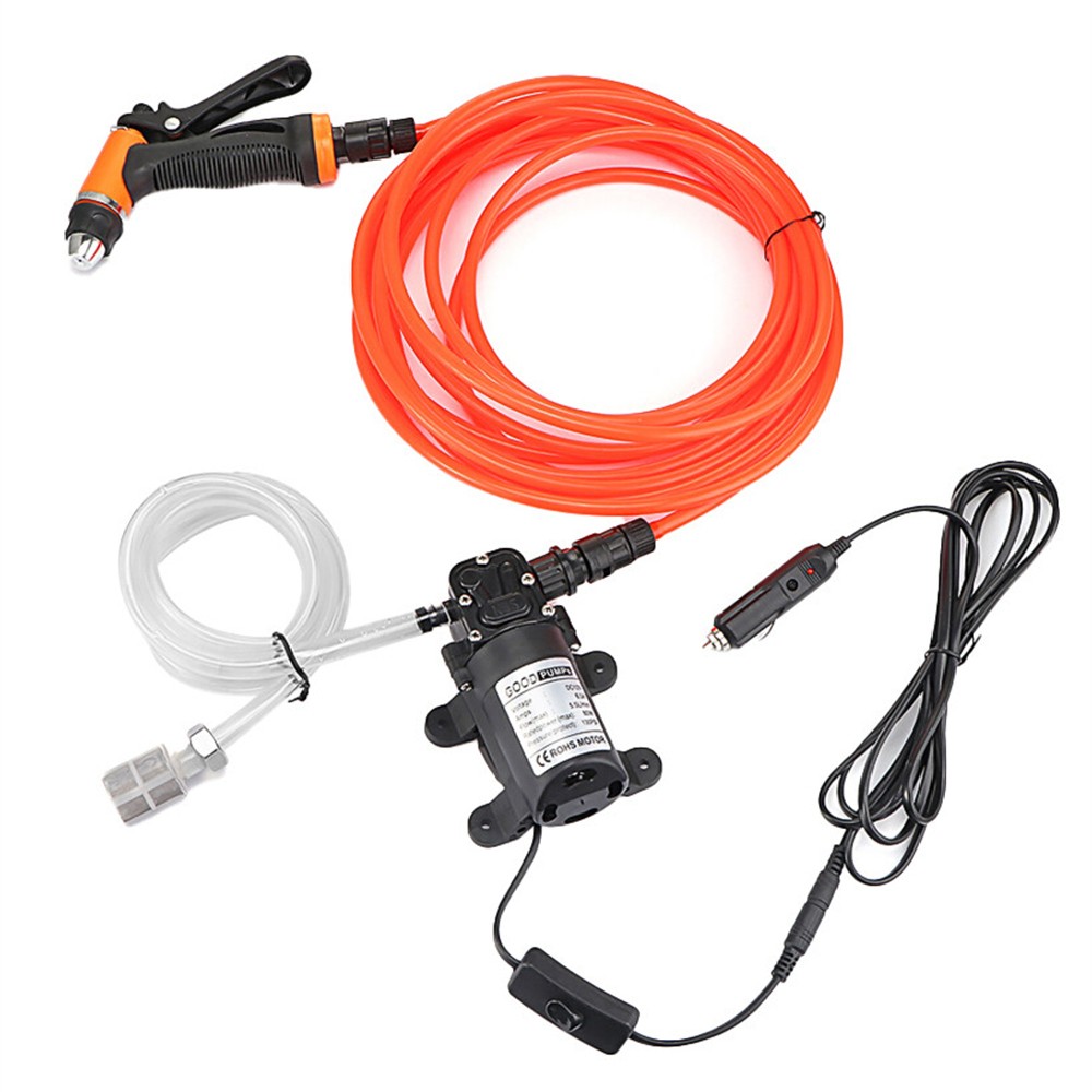12V 160PSI Washdown Wash Pump Kit Electric DIY Car Washer Cleaner Sprayer Too ！