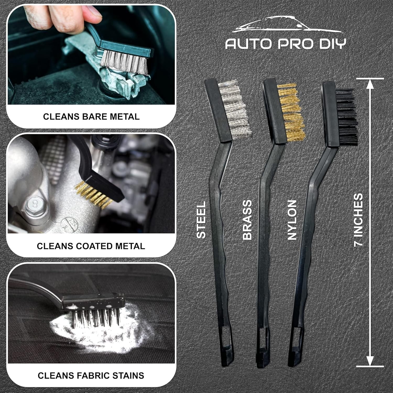 11 Piece Car Detailing Kit Set – Car Wheels, Exterior, Interior Cleaning Deta…