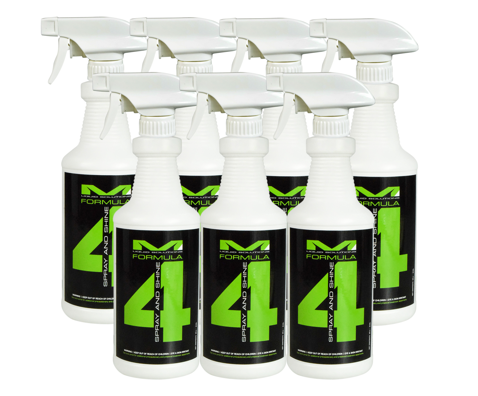 Matrix Liquid Solutions Formula 4 Biodegradable Spray&Shine Detailer 32oz 7 Pack