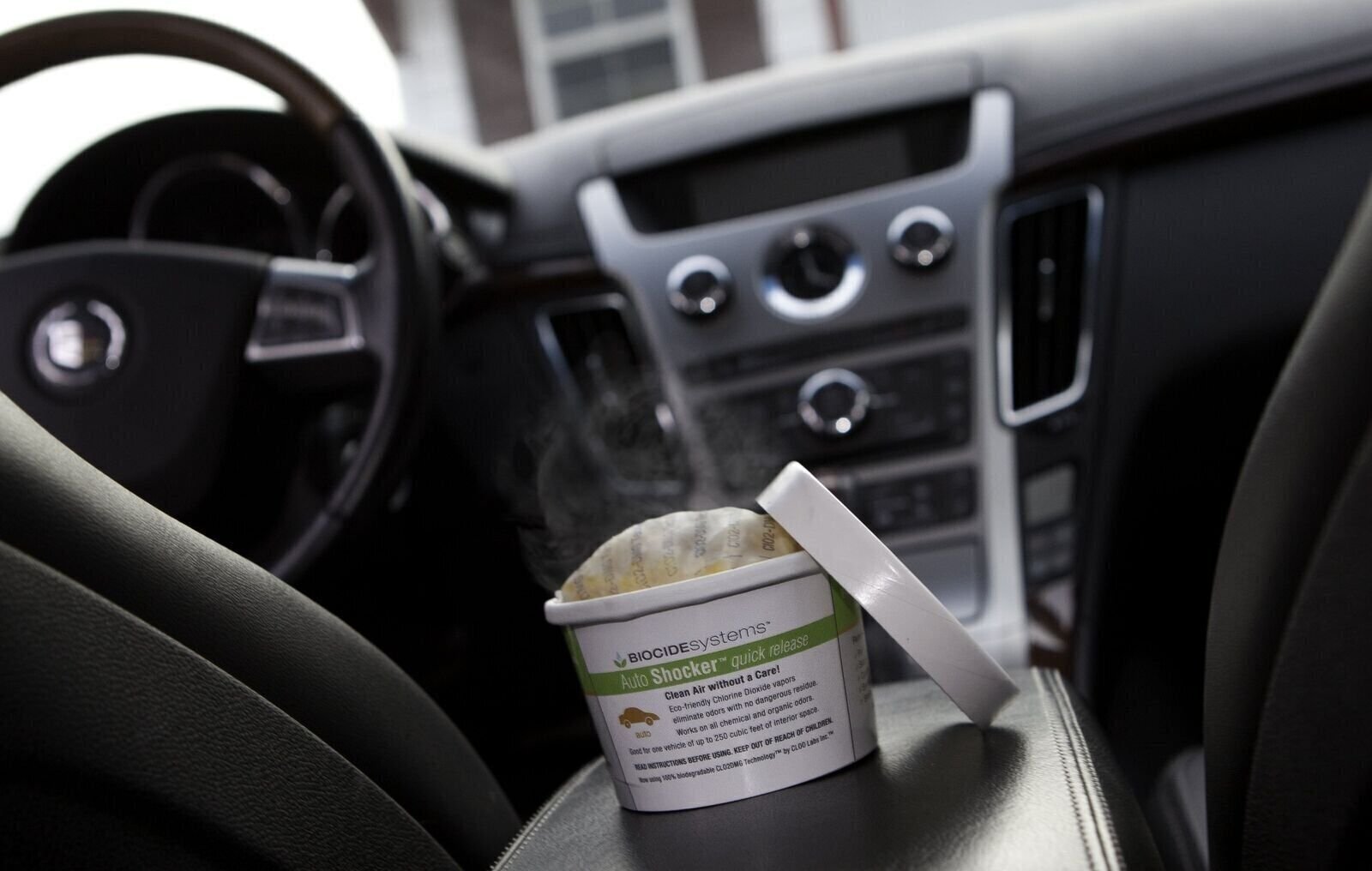 Biocide Systems Auto Shocker, Quick Release Car Odor Eliminator, Eco-Friendly