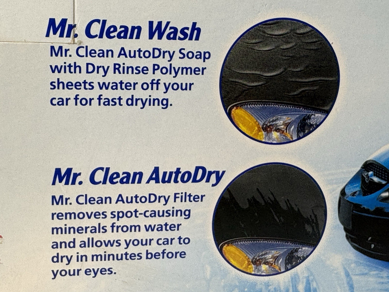 Mr Clean Auto Dry Car Wash System Starter Kit Bundle Device Soap Filter NEW