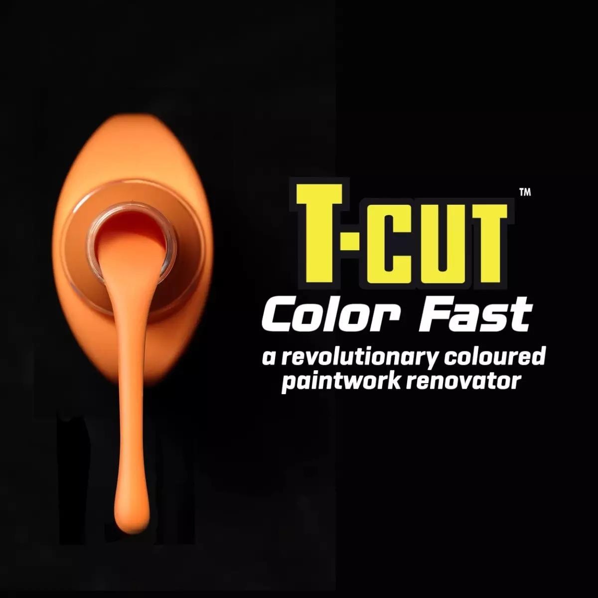 T-Cut Scratch Remover Color Fast Paint Restorer – Orange – 500ml + Applicator