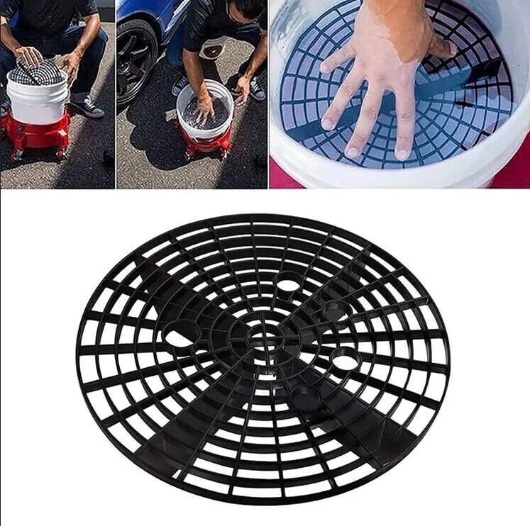 2pc Car Wash Round Bucket Insert for 12″ Diameter Bucket Dirt/Grit Barrier Guard