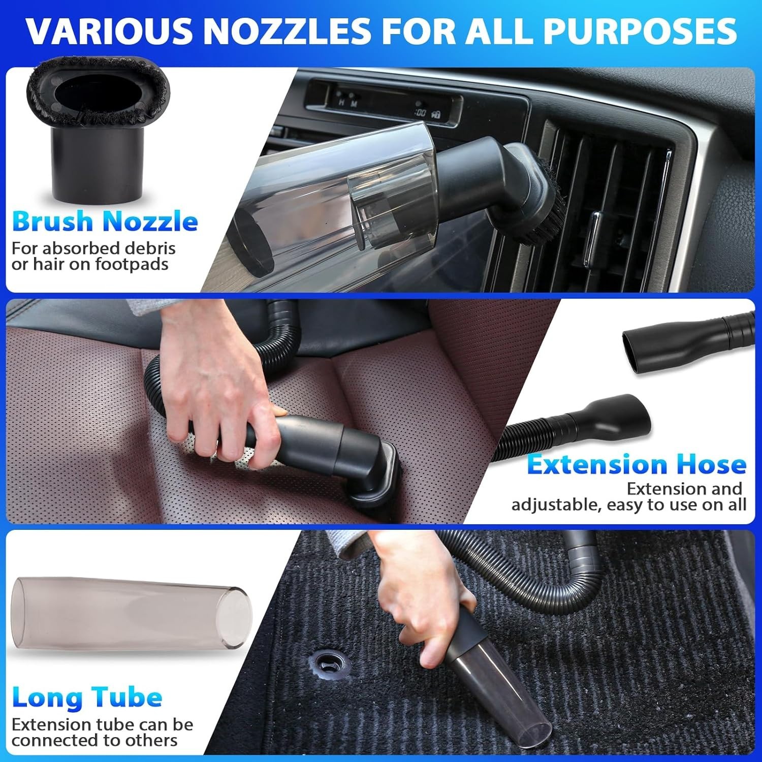 Portable Car Interior Cleaning Set