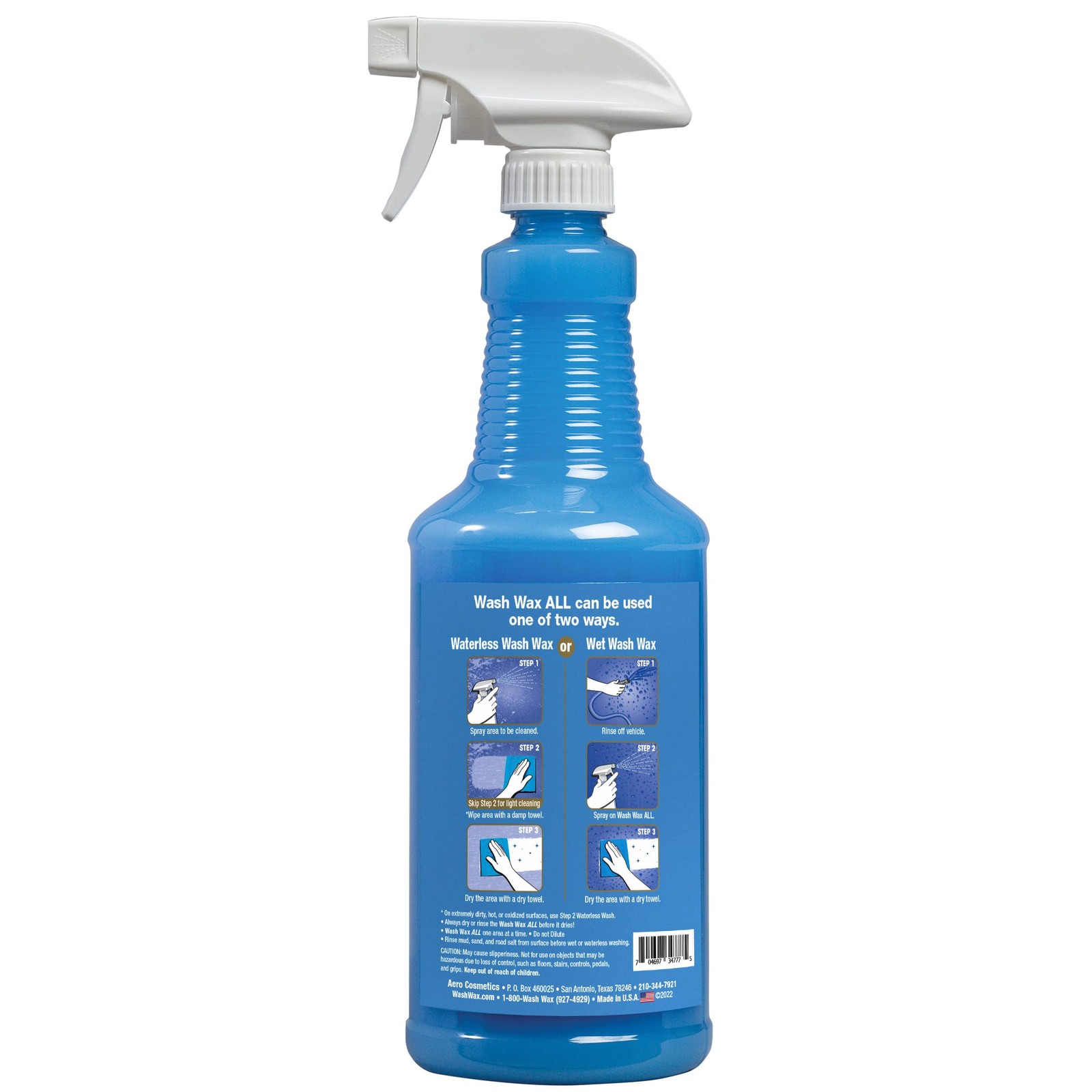 Wet or Waterless Car Wash Wax 32 Fl. oz, UV Protection. 32 Ounce (Pack of 1)