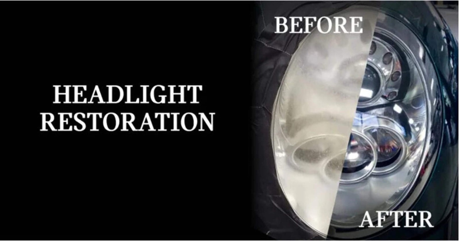 800ML Car Headlight Restoration Automotive Cleaning Kit Renovation SUV Truck