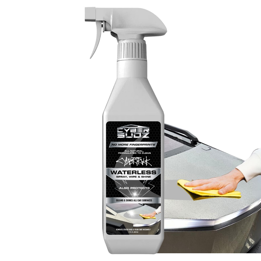 Cyber SudZ Waterless Spray & Wipe , Formulated for Stainless Steel CyberTruck