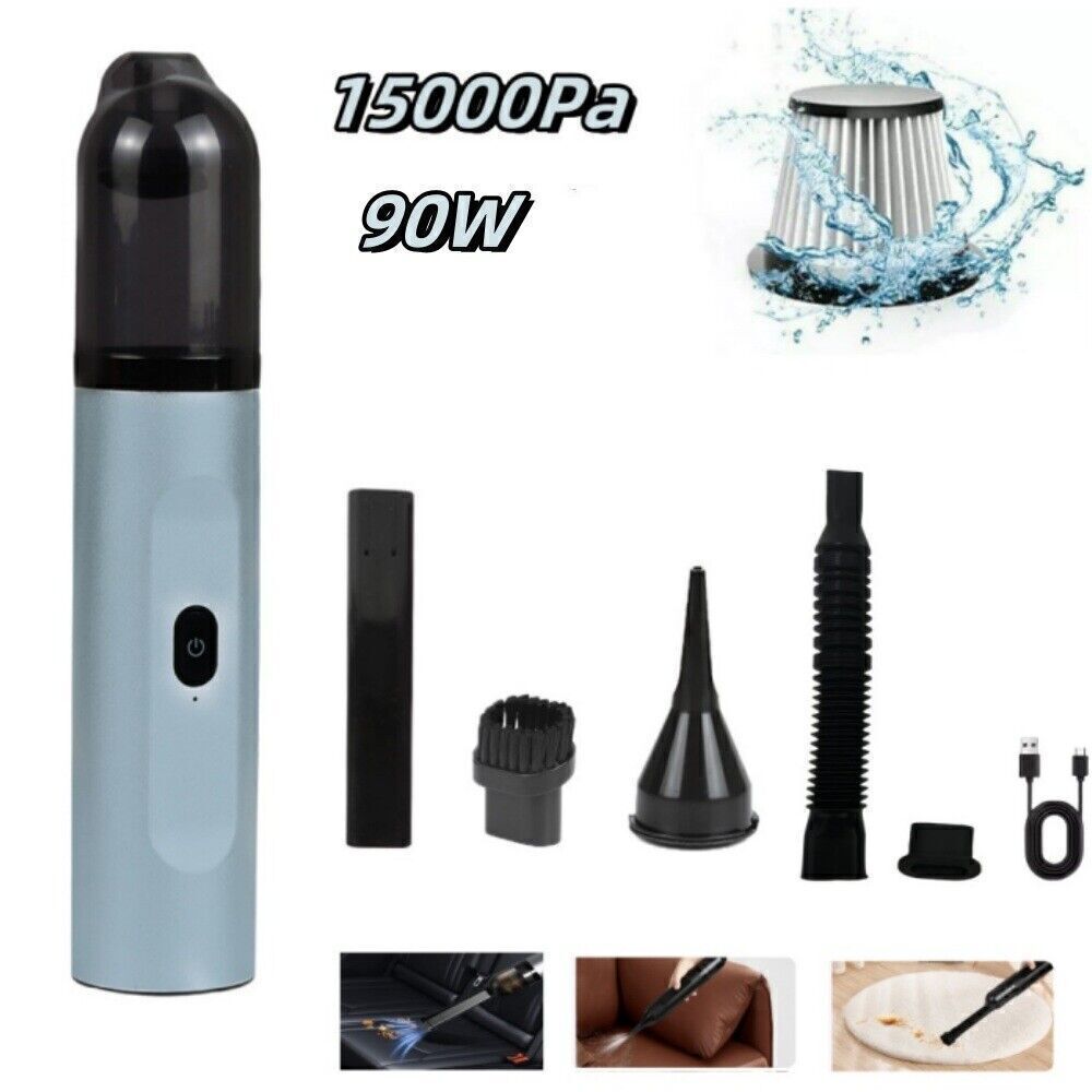 4in1 Portable Mini Vacuum F500Plus Slim Car Vacuum 15000PA High Power Low Noise