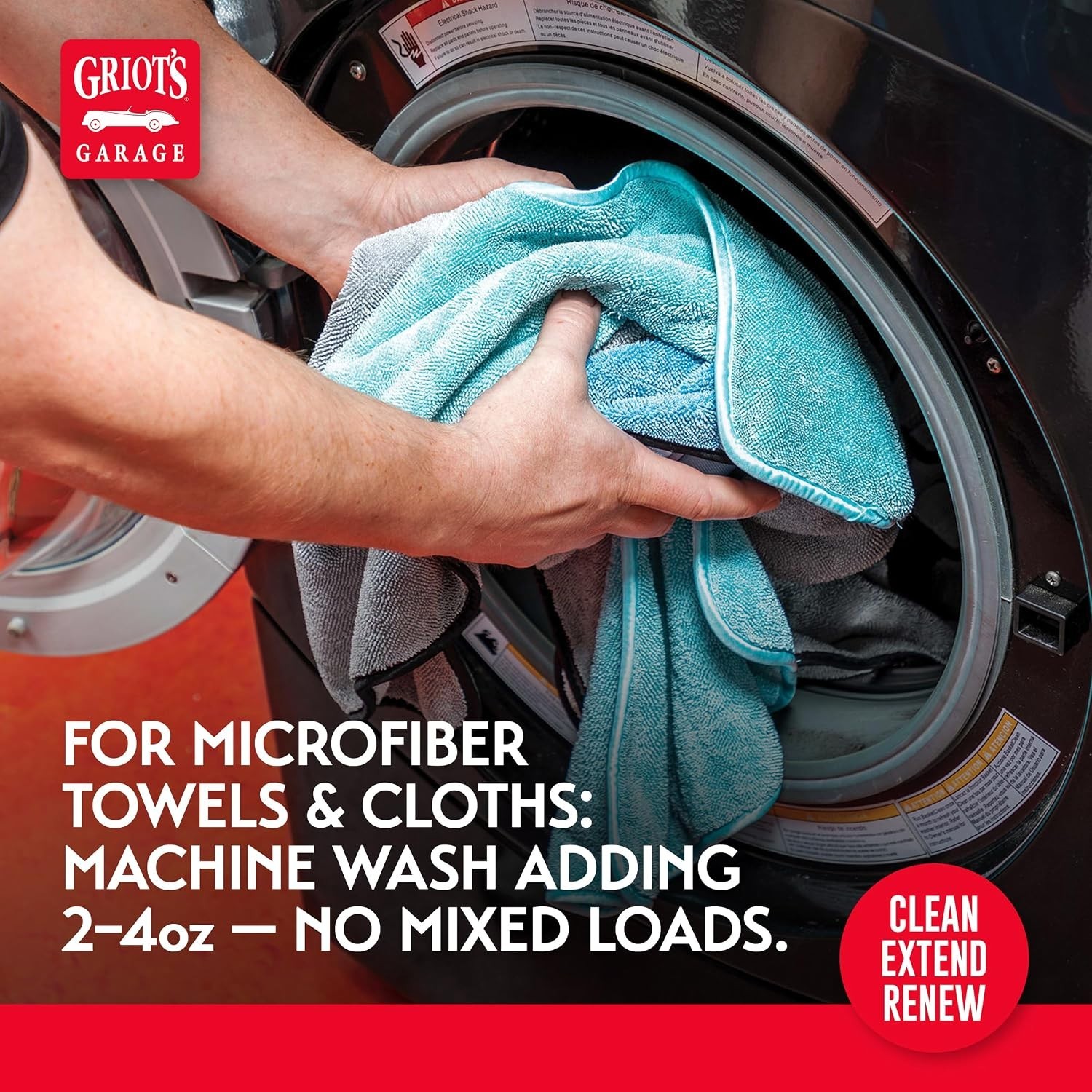 Microfiber Towel Cleaner, Restore Softness, 1 Gallon