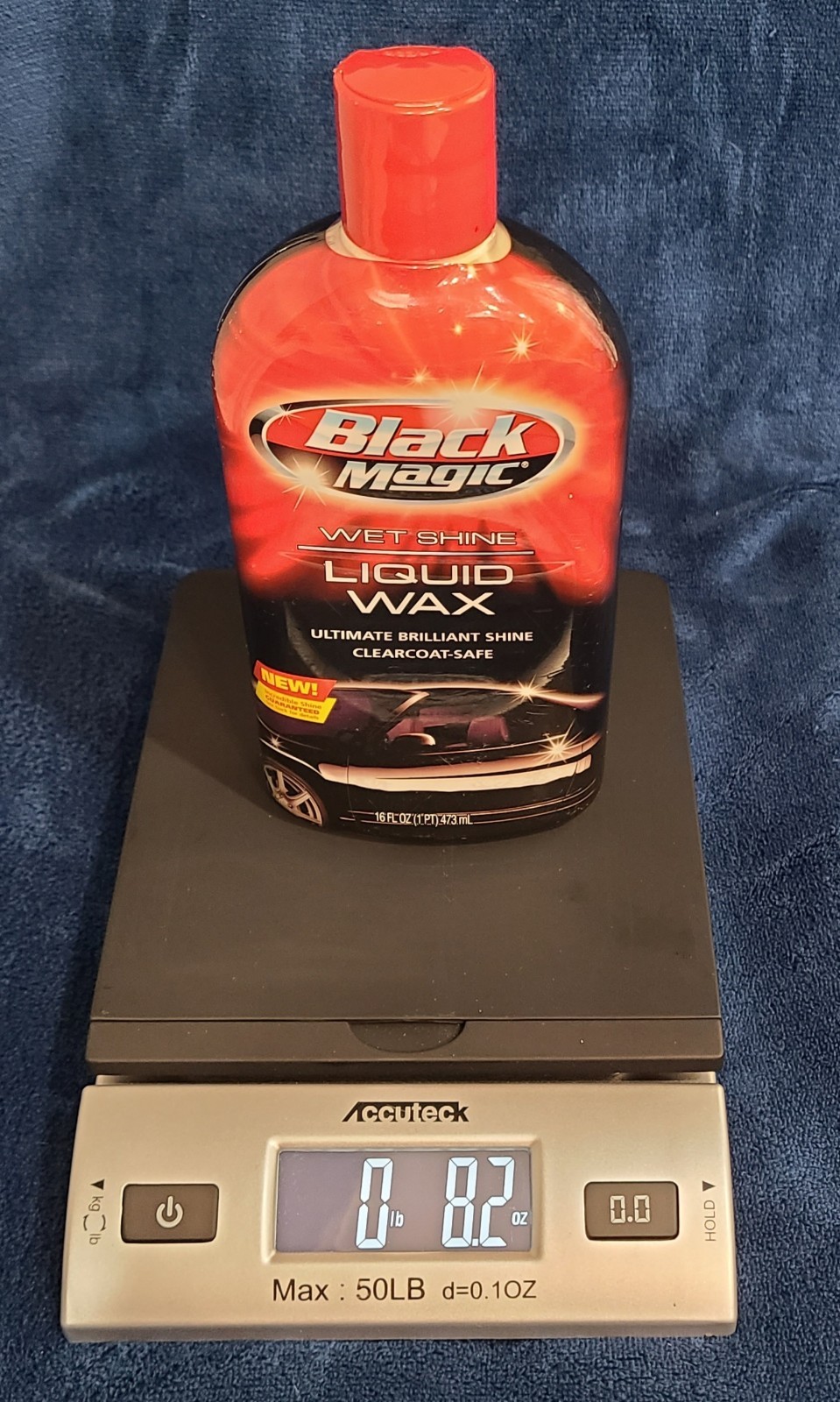 Vtg Car Wax 2002 BLACK MAGIC Wet Shine LiquidWax 16 oz **HTF** Half Full Bottle