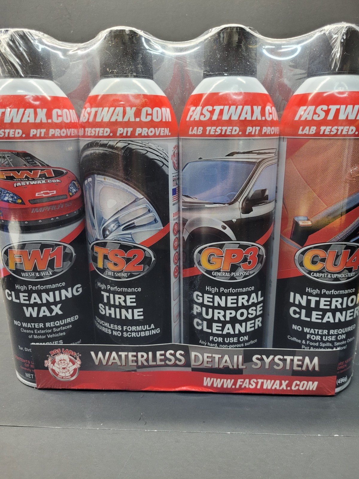 RGS Labs Waterless Detail System FW1 TS2 GP3 & CU4 Auto Detail 4 Pack
