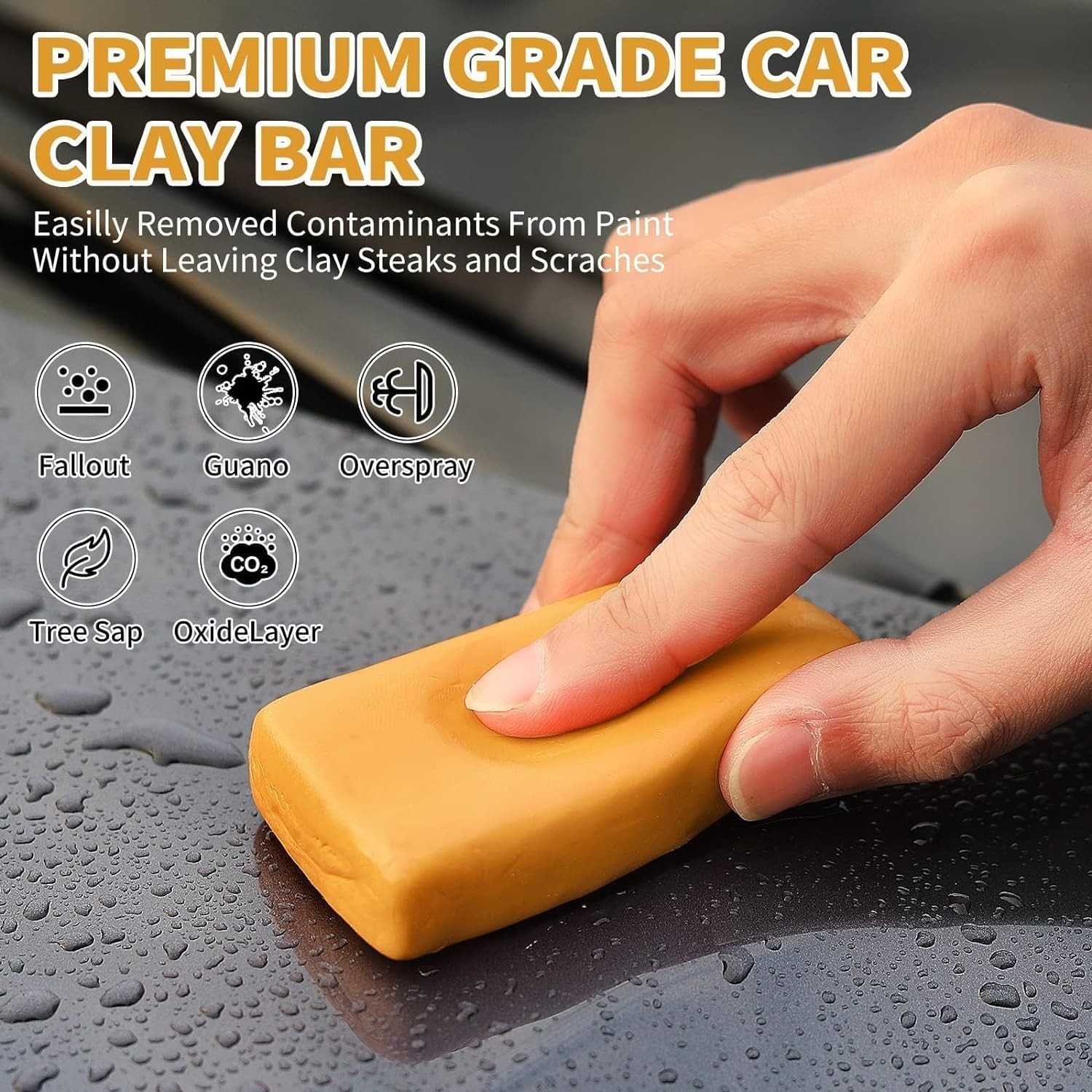 Clay Bar Kit, Complete Clay Bars Auto Detailing Clay Luber Lubricant Car Wash…