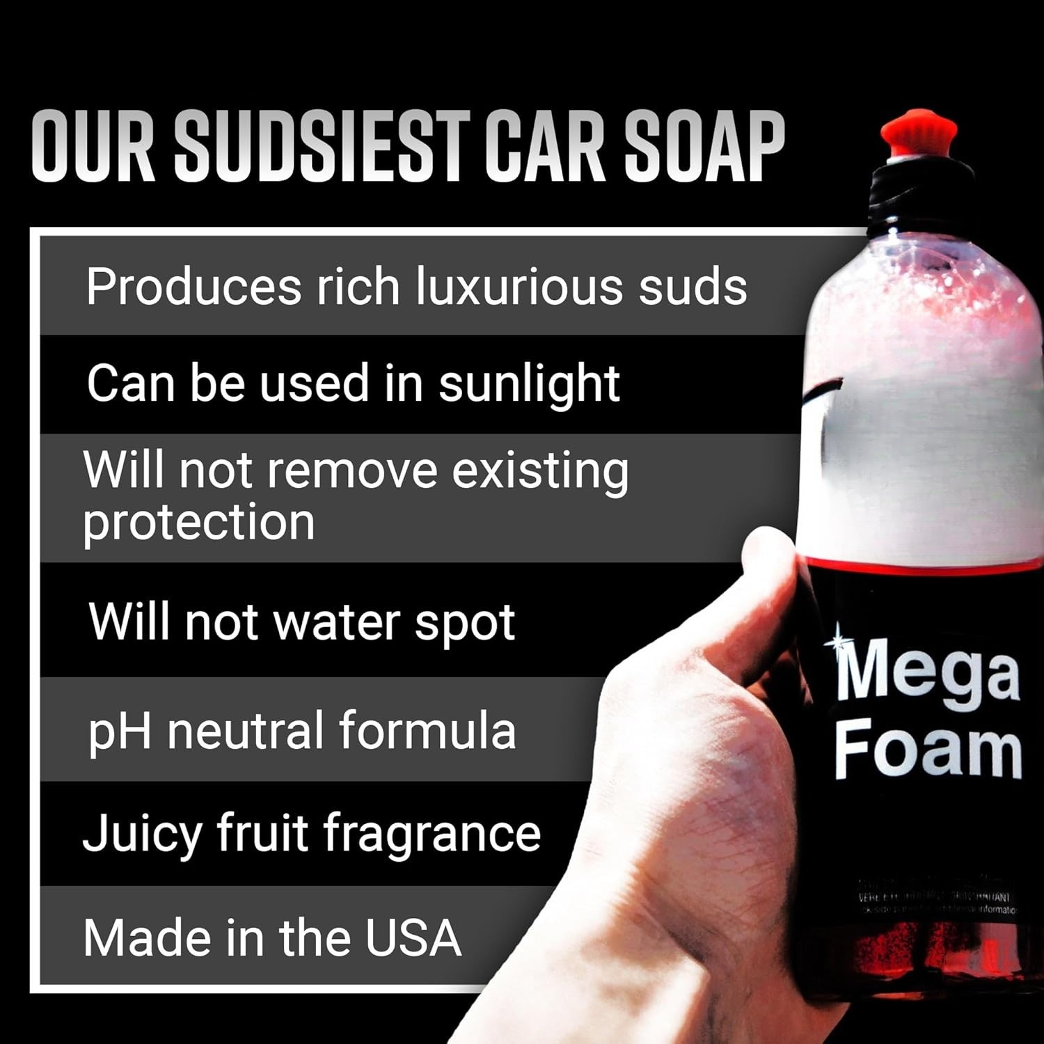 Polishing Agent Giant Foam Booster — Professional-Grade Neutral pH Car Wash Soap