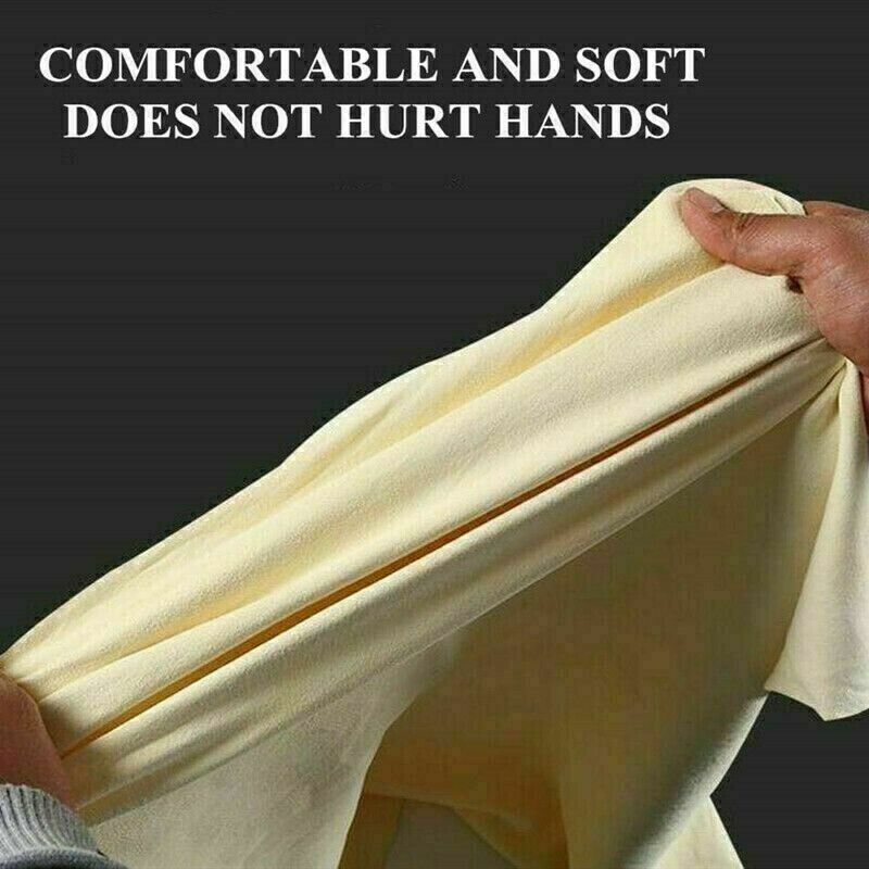 Large Chamois Leather Natural Car Cleaning Cloth Washing Absorbent Drying Towel