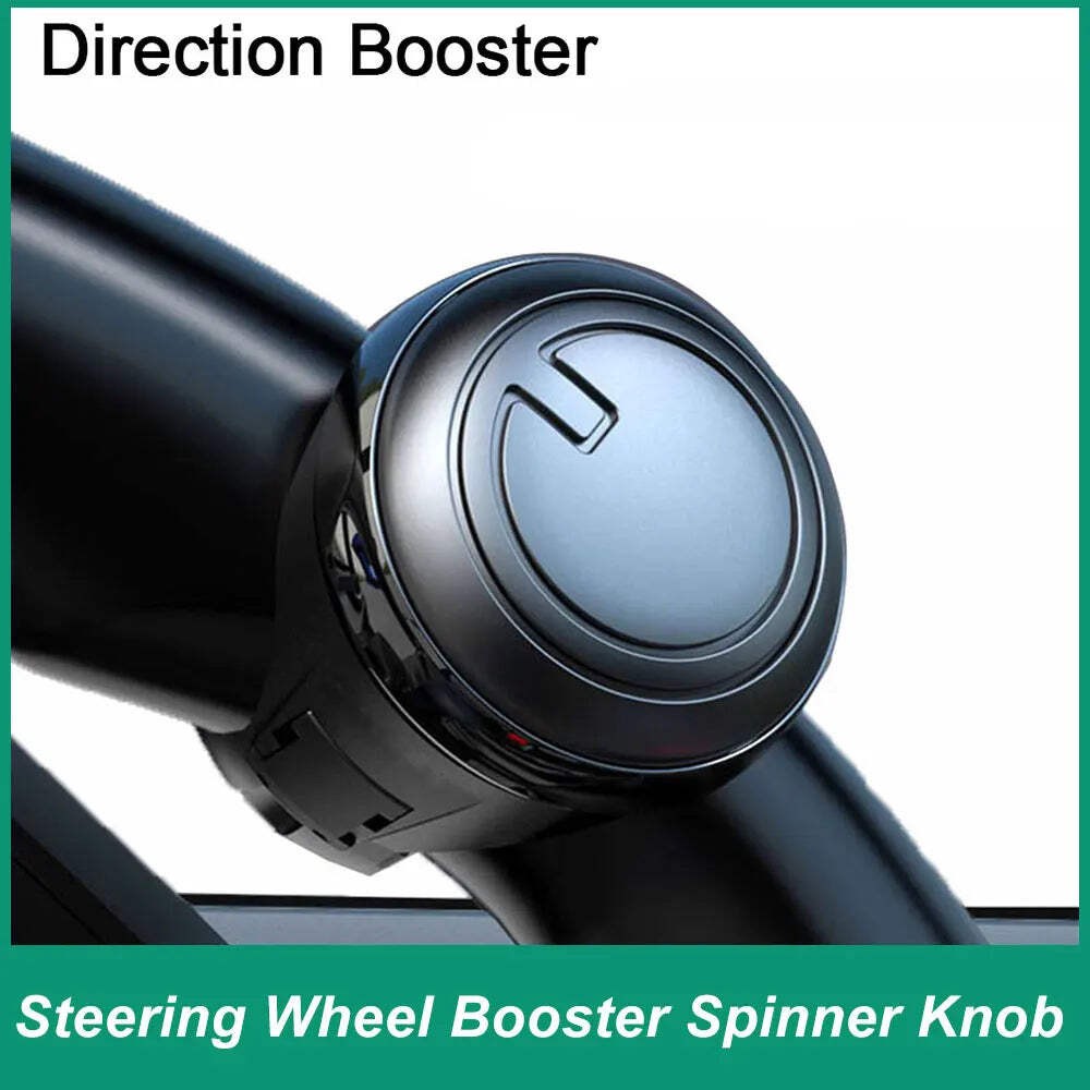 Car Steering Wheel Rotary Knob 360 Degree Rotation Metal Bearing Electric Handle