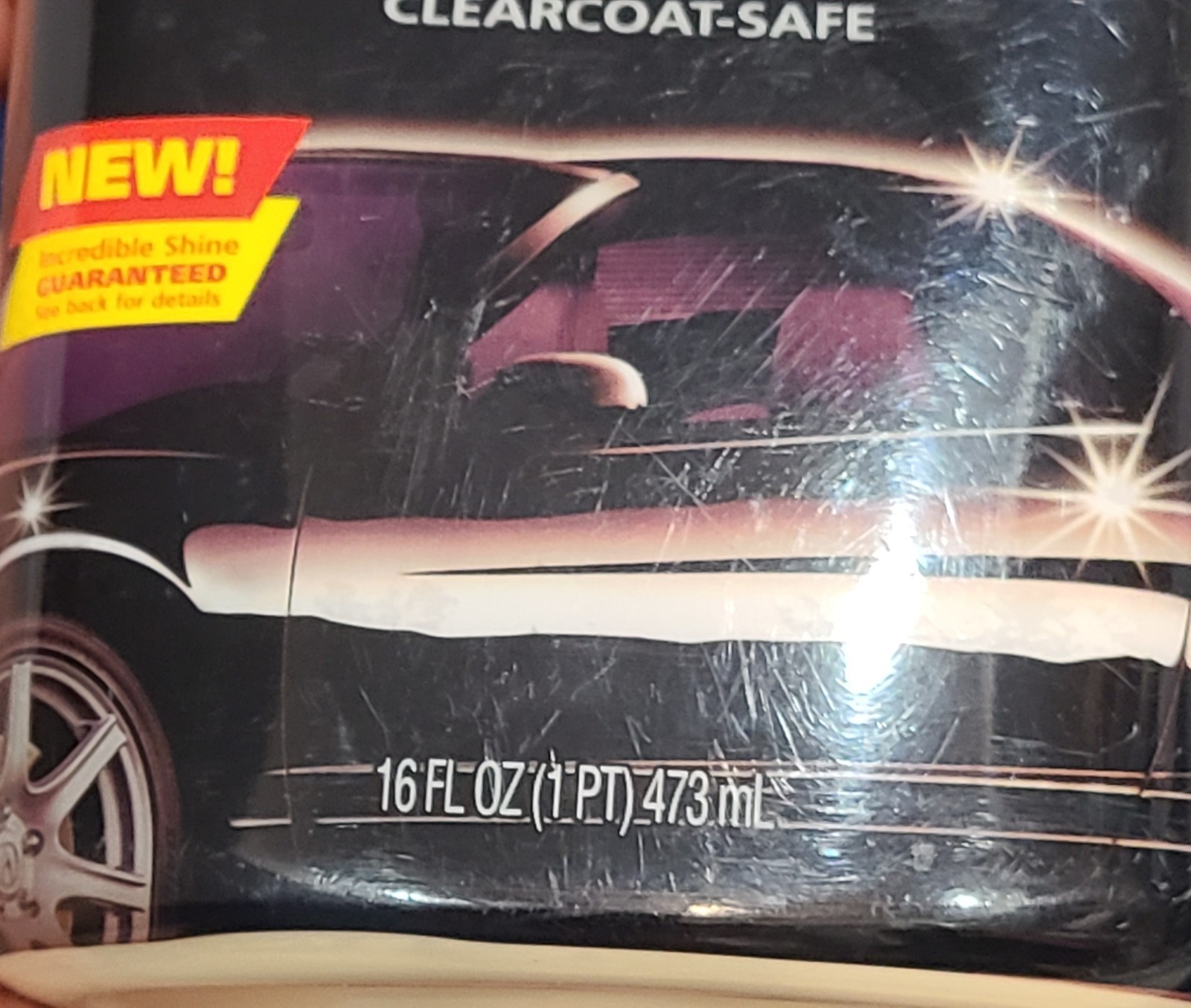 Vtg Car Wax 2002 BLACK MAGIC Wet Shine LiquidWax 16 oz **HTF** Half Full Bottle