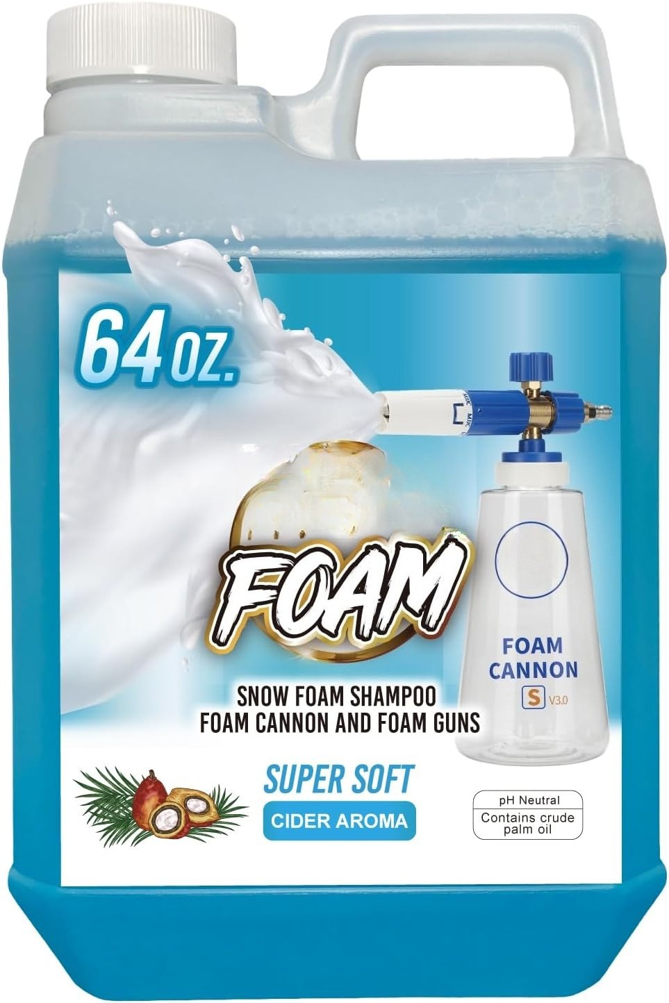 Foam Car Wash Liquid (64 fl oz) Ultimate Snow Foam Car Wash Soap