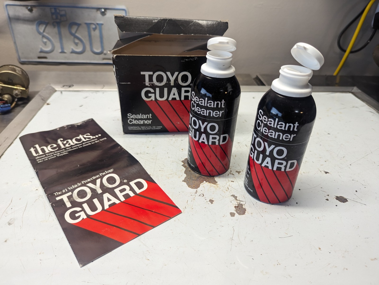 Toyo Guard cleaner kit 000tg-00008 2 sealed bottles