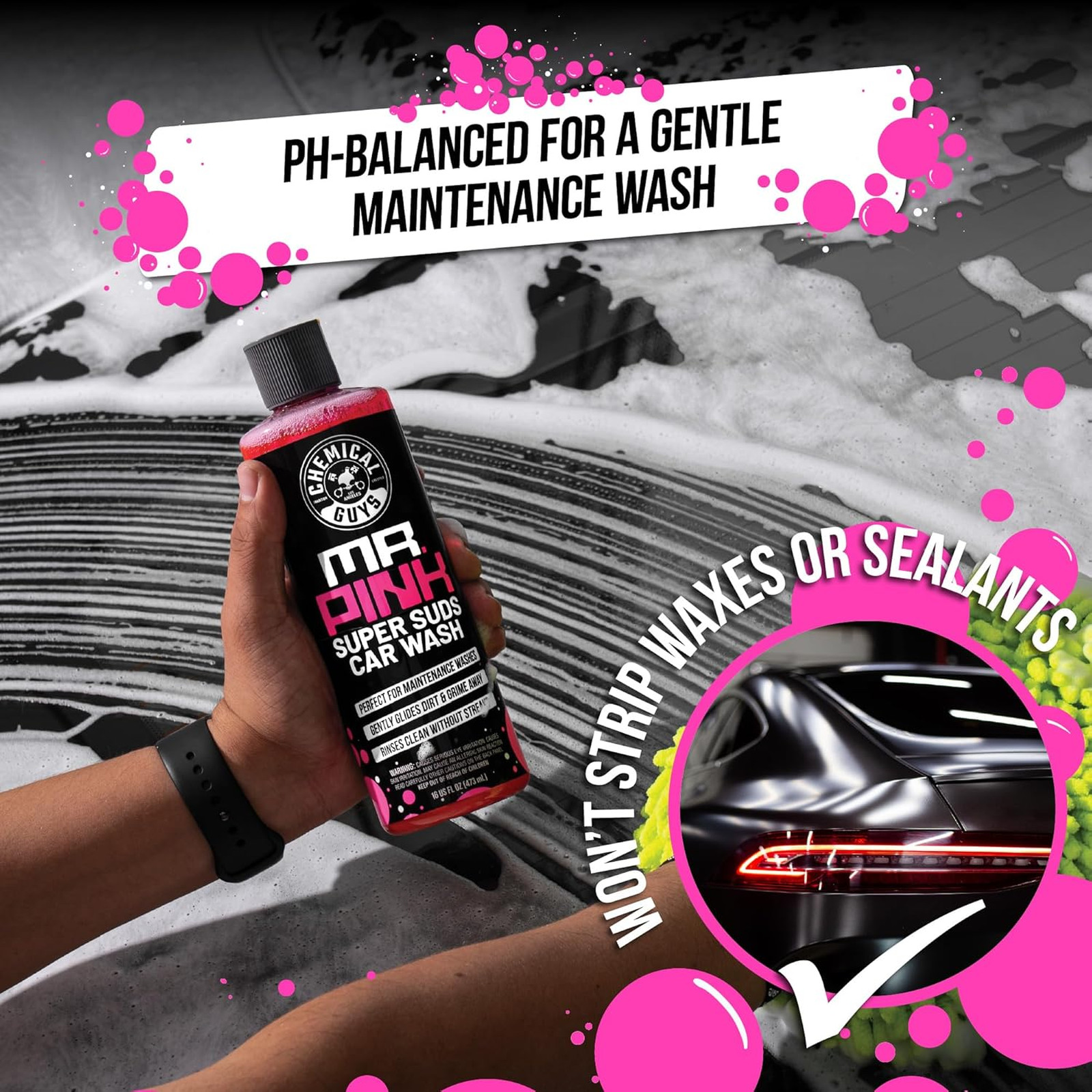 Car Detailing Kit with Brushes and Cleaners, 17 Piece Car Wash and Interior