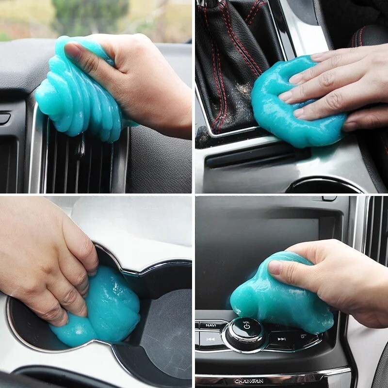 Keep Your Car Pristine 1/2pcs Reusable Car Cleaning Gel Multi use Dust Remover