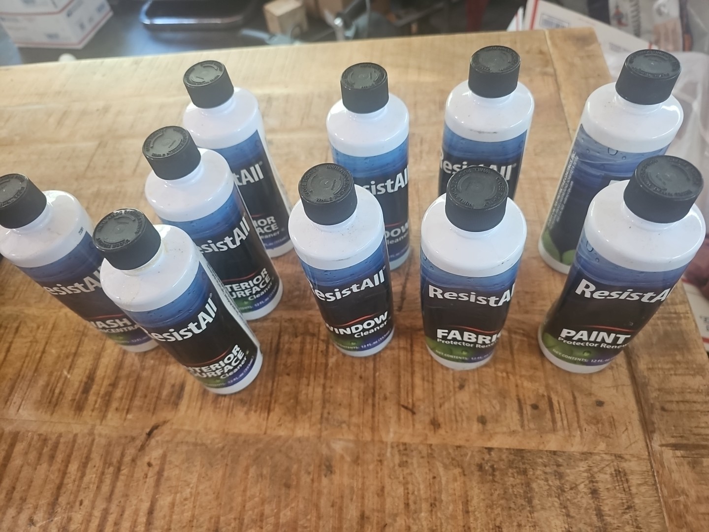 ResistAll NG Customer Care Kit Vehicle Car Cleaner Renewer Protector 10 bottles