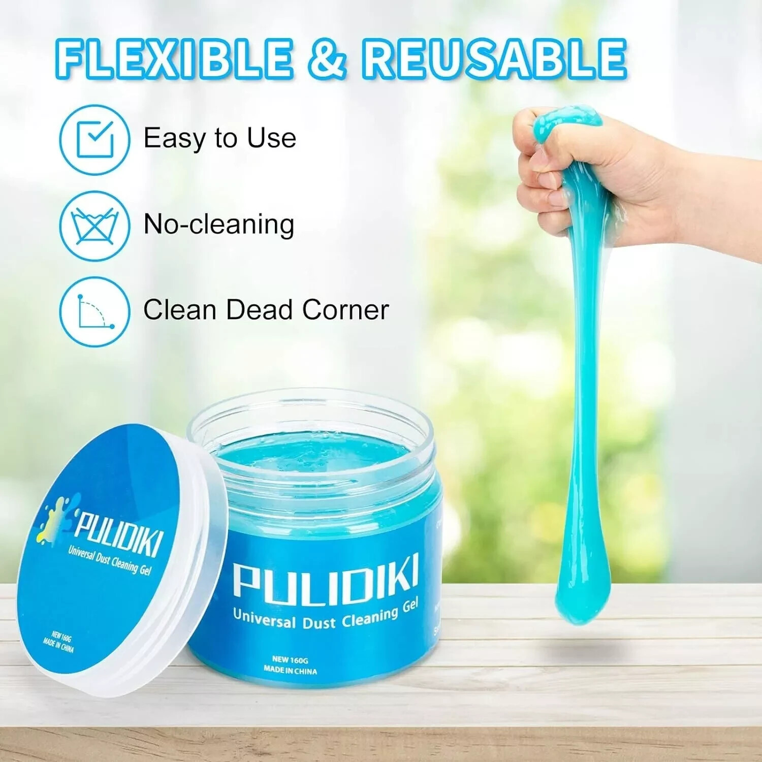 Kit De Gel De Limpieza De Coche, Limpiador Universal De Polvo Para Automóvil.