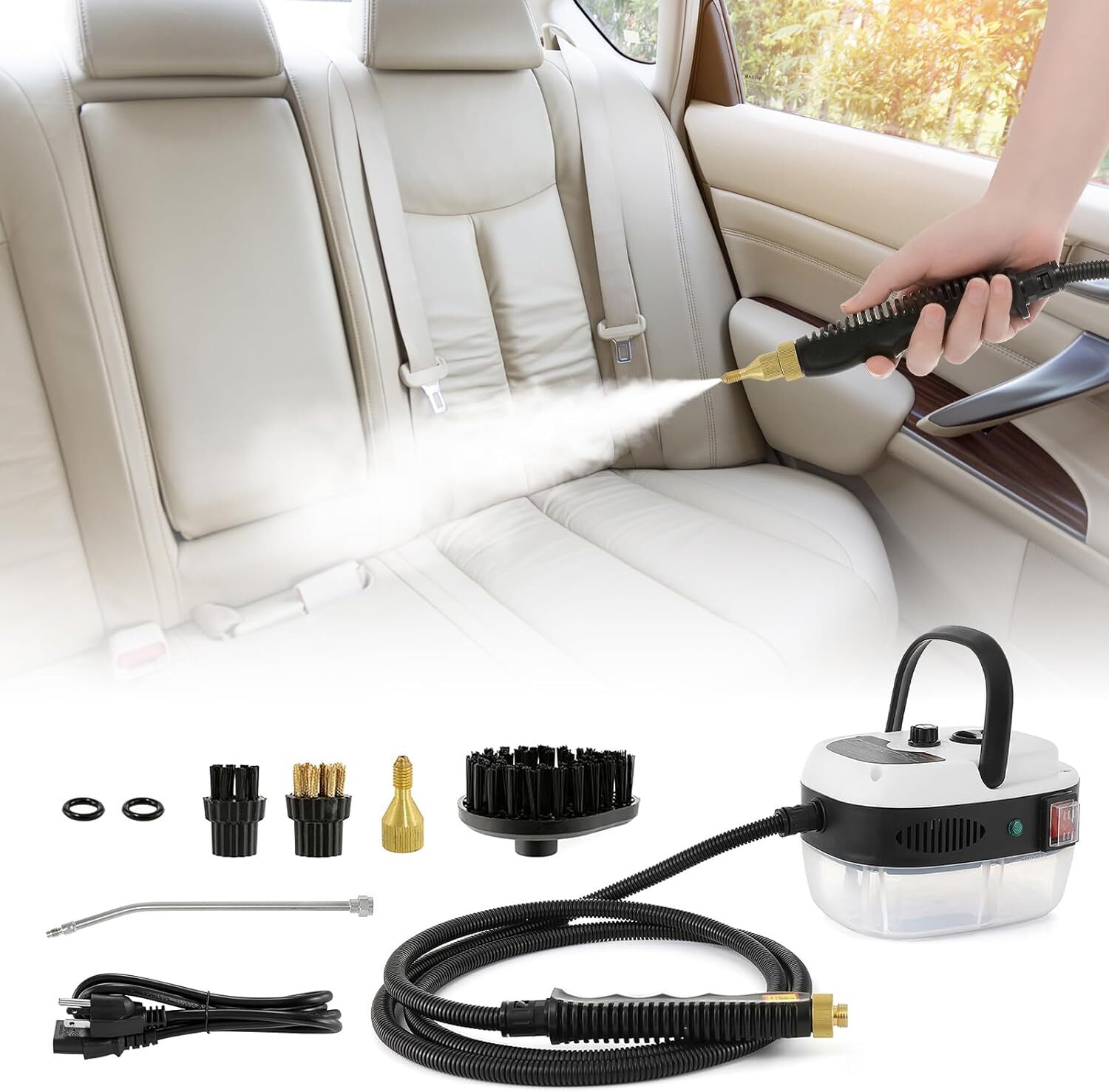 Car Auto Detailing High Pressure Cleaner Handheld with Water Portable Electric