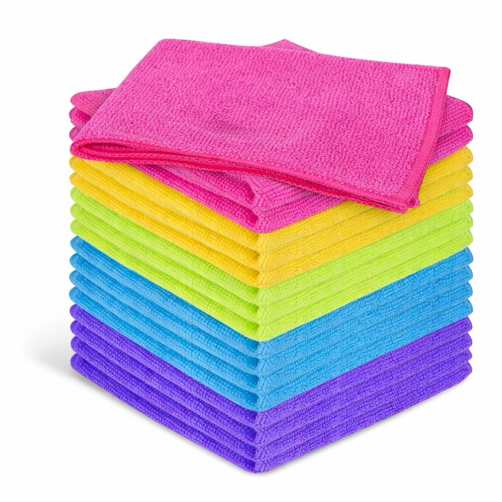 Microfiber Cleaning Towel Cloth Rag No-Scratch Car Polishing Detailing Buffing