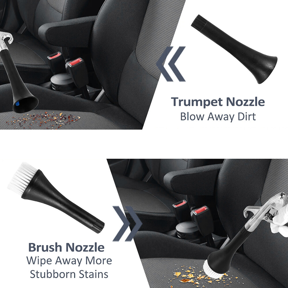 Car Cleaning , High Pressure Blow with 2 Nozzles Blow Car L5Y2
