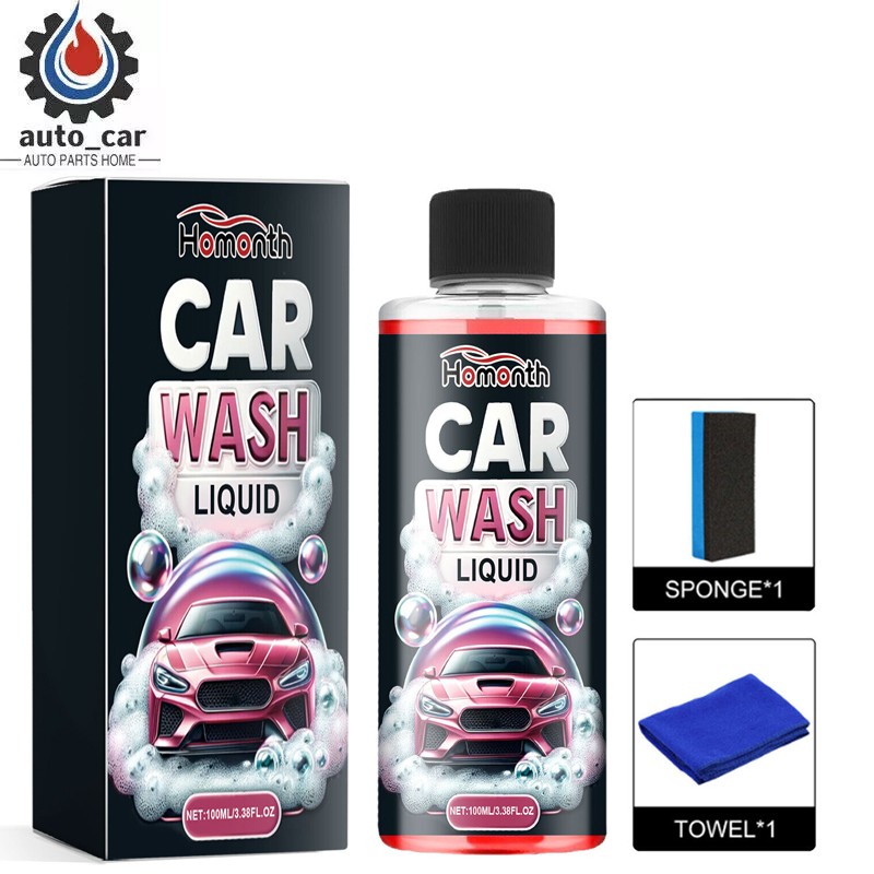 Eco-Friendly Car Wash Liquid Set，Deep Clean & Shine，Wash，Wax & Cleaning Supplies