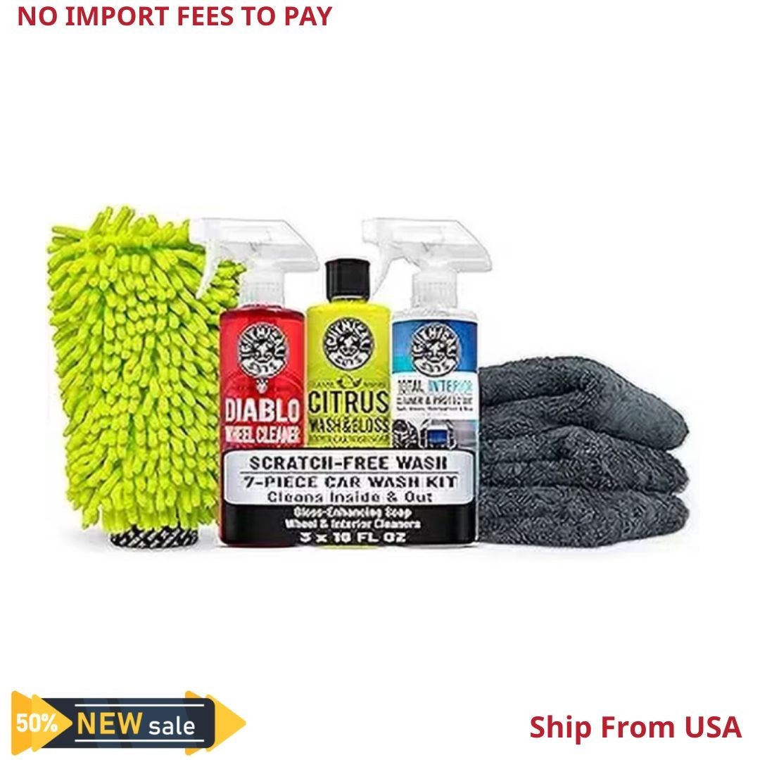 Chemical Guys HOL357 Clean & Shine Car Wash Starter Kit – Safe for Cars, Trucks