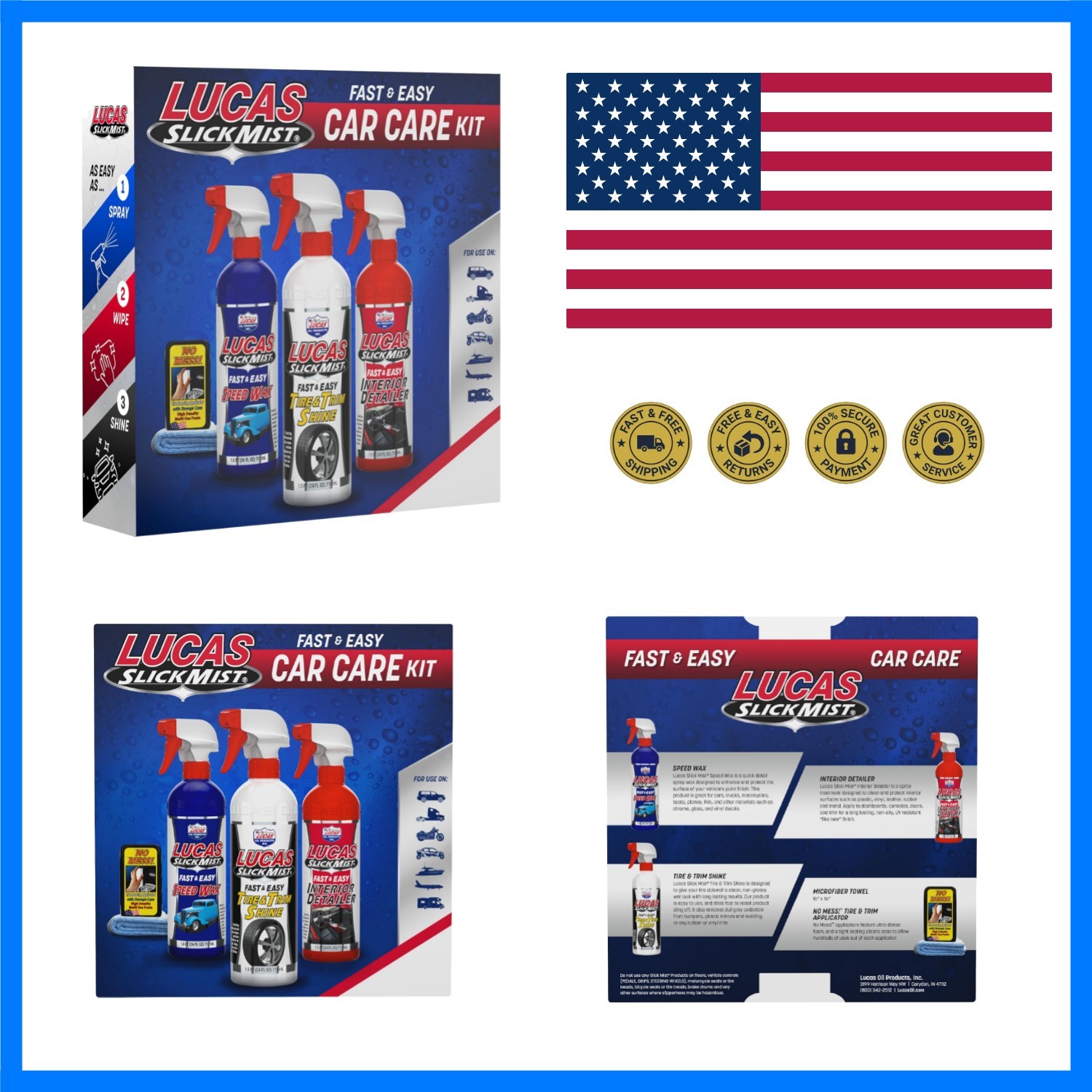 Slick Mist Detailing Car Care Kit