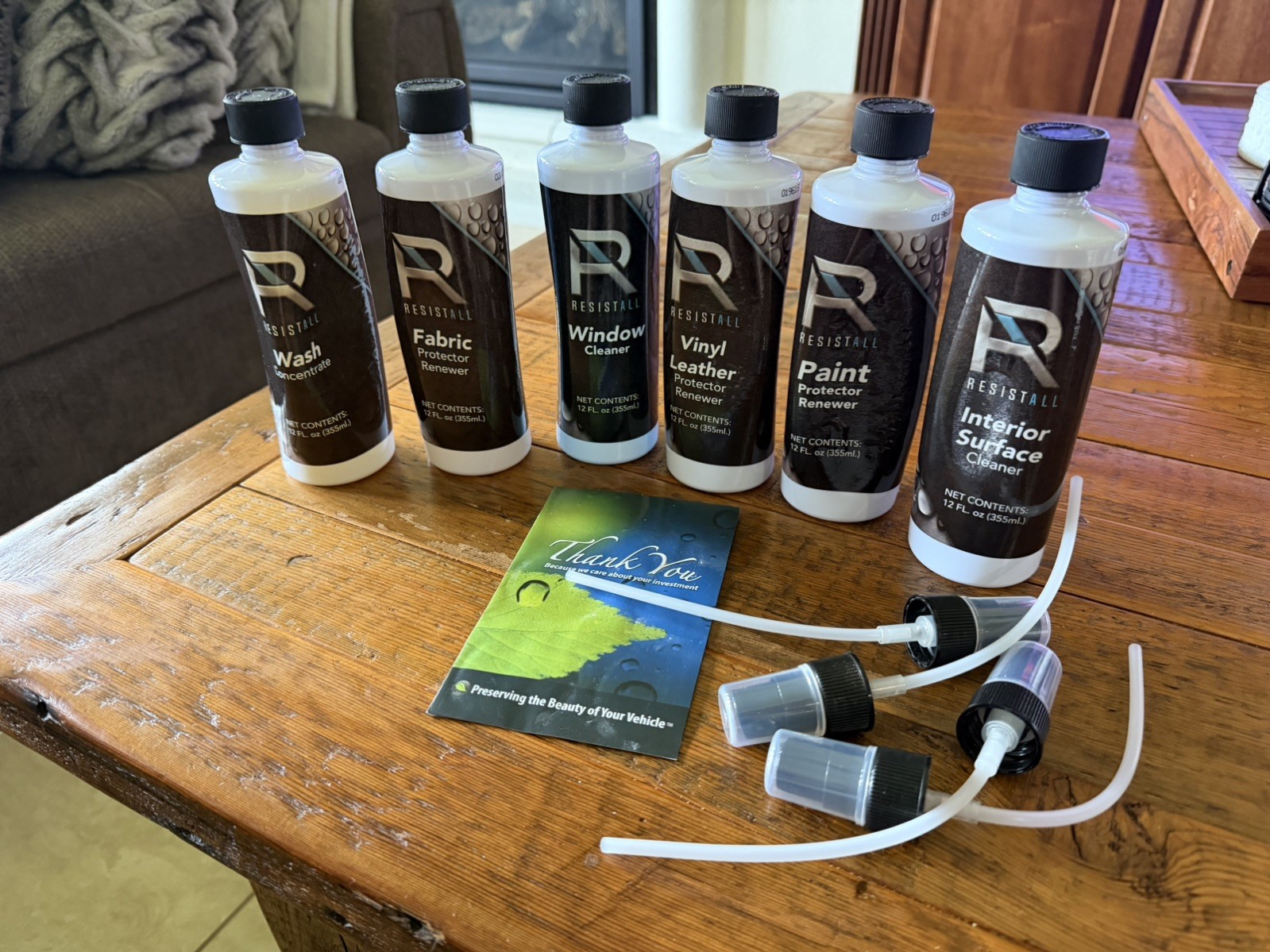 Resistall Customer Car Care Kit Protective Coatings Brand Car Detail Kit