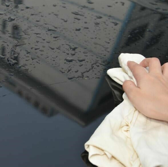1 Pcs Chamois Cleaning Towel Genuine Leather Sponge Cloth Towel For Car Washing