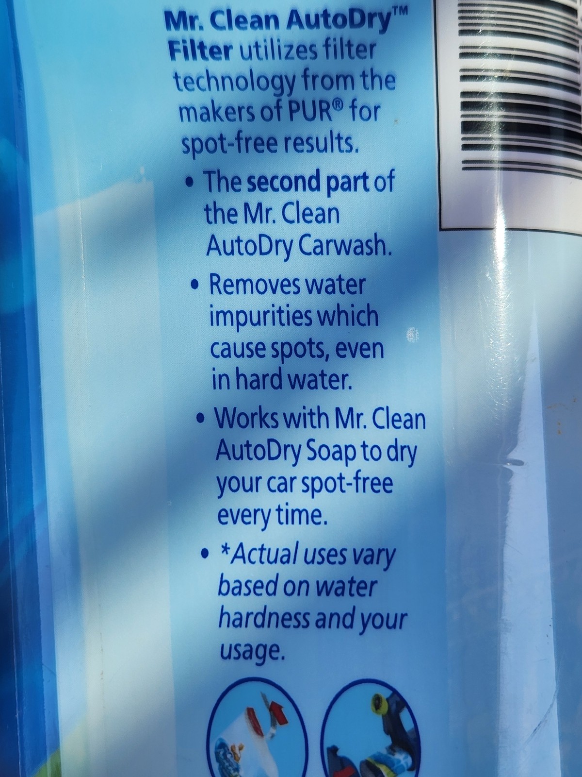 Mr. Clean AutoDry Car Wash Refill Filter 1-Pack PUR Tech – 10 Uses