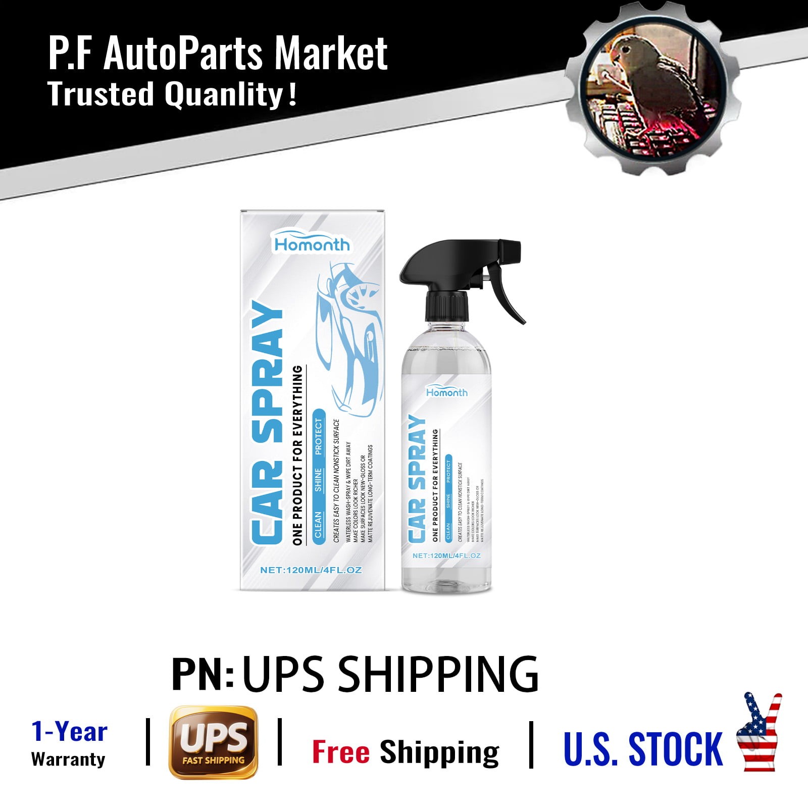 Automotive Car Paint Retrofitting Multi-Functional Coating Spray Anti-Stain
