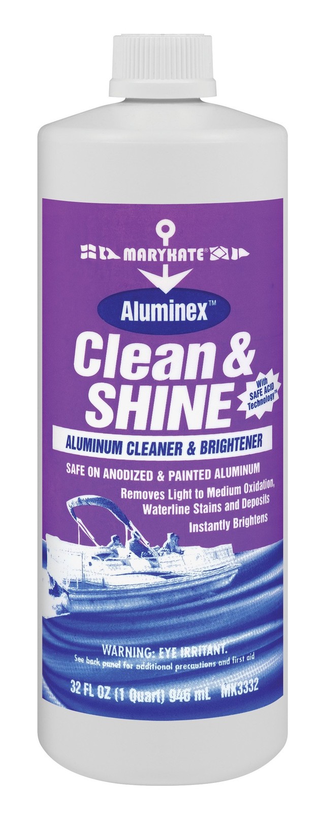 ALUMINEX CLEAN & SHINE QT 1-Quart Aluminum & Metal Surface Cleaner & Polish