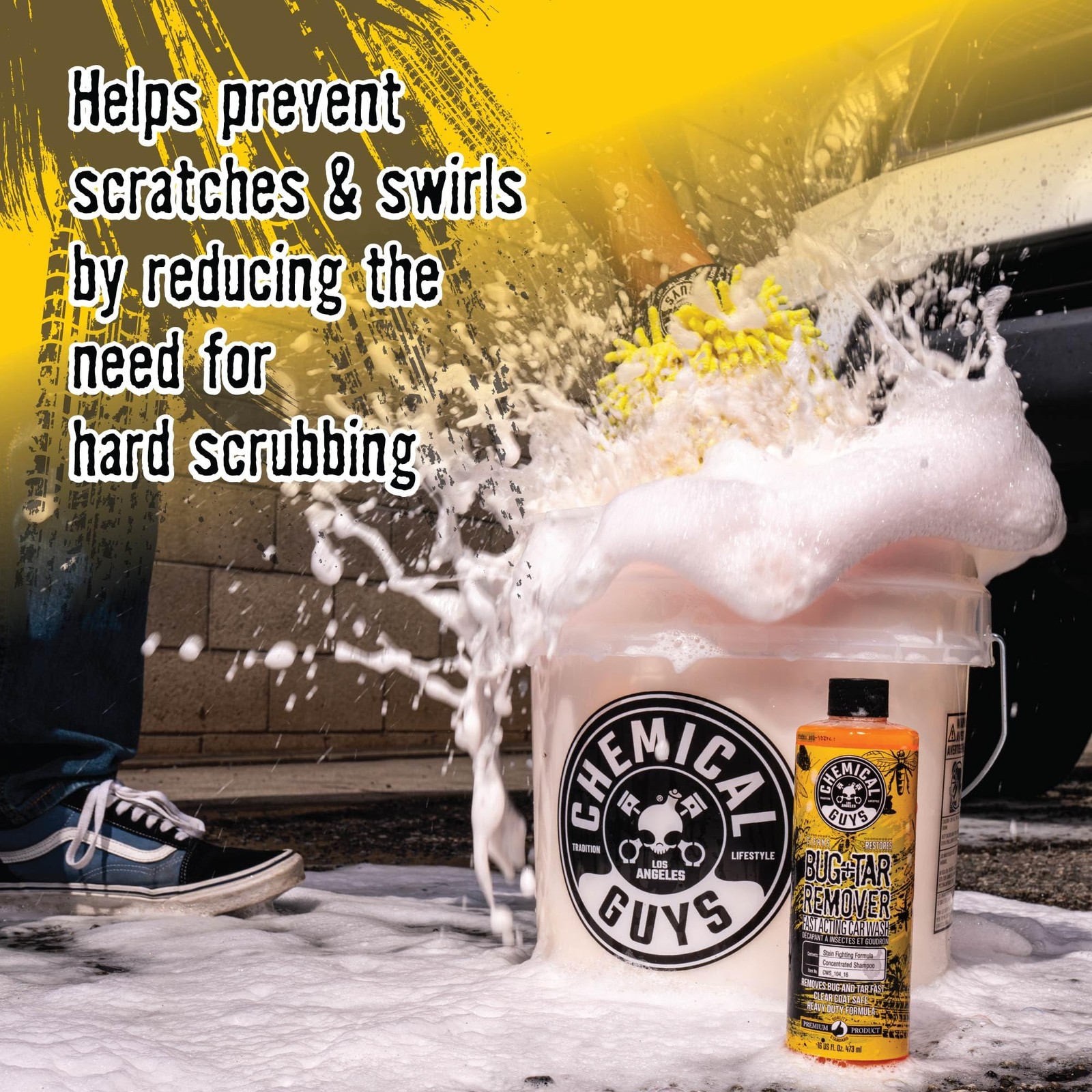 Bug & Tar Wash Heavy Duty Remover 64 oz Orange CWS_104_64SW Chemical Guys Grime