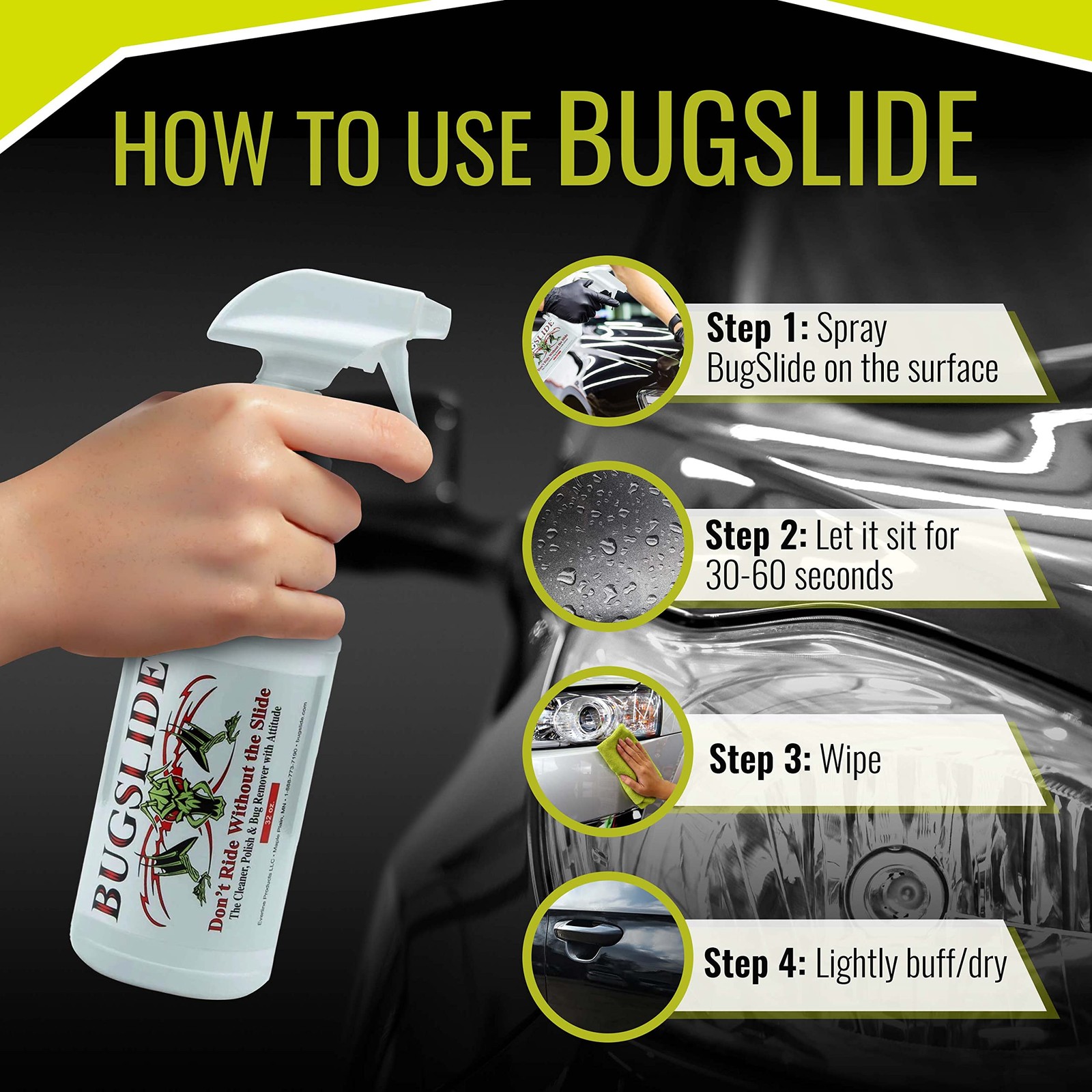 32 Oz Car Detailing Kit With Microfiber Towel “ Exterior Or Interior Car Cleaner